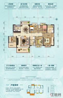 【凤悦Y125A】4室2厅2卫1厨2阳台