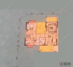 【6栋03户型】2室2厅1卫1厨1阳台