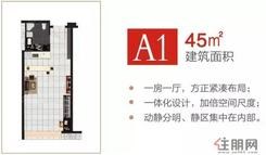 【A1户型】1室1厅1卫1厨