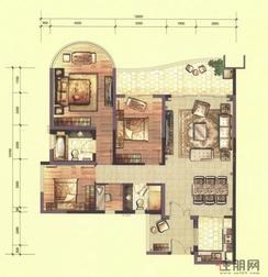 【145平户型】4室2厅2卫1厨1阳台