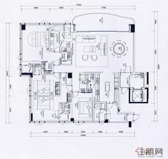 【298平户型】4室2厅4卫1厨2阳台