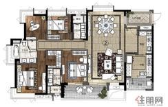 【四房户型】4室2厅3卫1厨2阳台