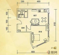 【1室1厅1卫  】1室1厅1卫1阳台