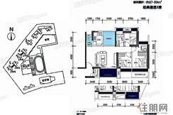 【4栋2单元B户型87㎡】3室2厅2卫1厨2阳台