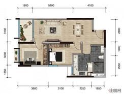 【6栋80㎡2房2厅1卫】2室2厅1卫1厨1阳台