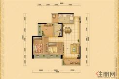【四期天颂G区G户型】3室2厅1卫1厨1阳台
