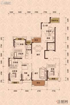 【户型图】4室2厅3卫1厨