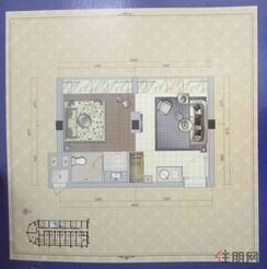 【B2户型】1室1厅1卫1厨1阳台