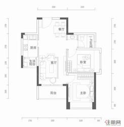 【2室2厅1卫】2室2厅1卫1厨2阳台