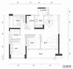 【3室2厅2卫】3室2厅2卫1厨2阳台