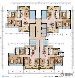 【户型图】3室2厅2卫1厨