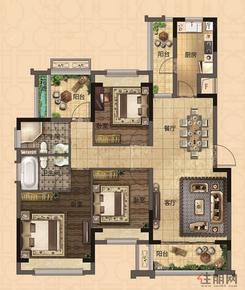 【户型图】2室2厅2卫1厨
