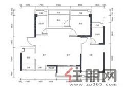【户型图】2室2厅2卫1厨2阳台