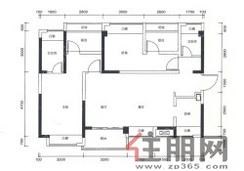 【户型图】2室2厅2卫1厨2阳台