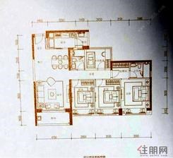 【3栋C户型】3室2厅2卫1厨1阳台