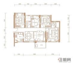【3栋B户型】4室2厅2卫1厨1阳台