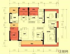 【D座01、04户型E户型】5室2厅2卫1厨4阳台