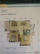 舒适两房两厅85.91㎡（建面）