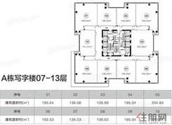 【A栋写字楼7-13层】6室