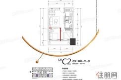 【C座C2户型】2室1厅1卫1厨2阳台