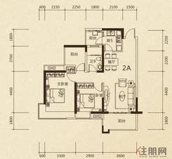 【2室2厅1卫 】2室2厅1卫1厨3阳台