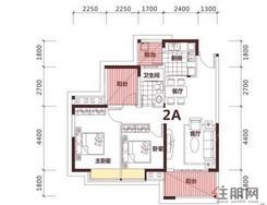 【2室2厅1卫】2室2厅1卫1厨3阳台