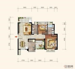 【3室2厅1厨2卫】3室2厅2卫1厨2阳台