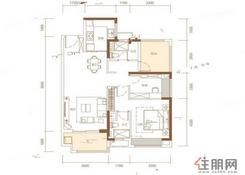 【2室1厅 2卫  】2室1厅2卫1厨2阳台