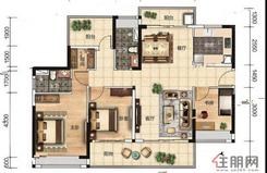【3室2厅2卫 】3室2厅2卫1厨3阳台