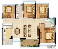 【D户型】4室2厅2卫1厨2阳台