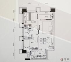 【2房2厅1厨1卫】2室2厅1卫1厨1阳台