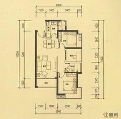 【2室2厅1卫】2室2厅1卫1厨2阳台