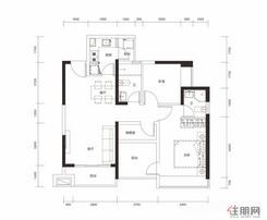 【3室2厅2卫D-E户型】3室2厅2卫1厨3阳台