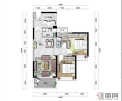 【2房2厅1卫 】2室2厅1卫1厨1阳台