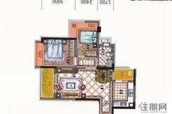 【9/10栋04、05、06房】2室2厅1卫1厨2阳台