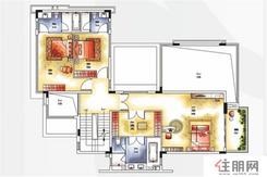 【C户型341㎡别墅二层】4室3厅5卫1厨1阳台