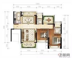 【盛·璟 | 建面约110㎡奢阔品质】2室2厅2卫1厨3阳台
