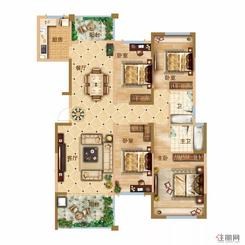 【四房两厅两卫双阳台】4室2厅2卫1厨2阳台