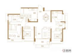 【户型图】4室2厅2卫1厨2阳台