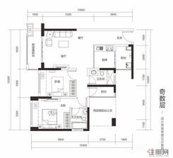 【2室2厅2卫】2室2厅2卫1厨2阳台