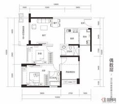 【2室2厅2卫】2室2厅2卫1厨2阳台