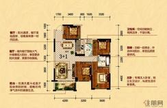 【12#01户型】3室2厅2卫1厨2阳台