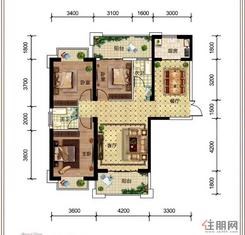【5#03户型】3室2厅1卫1厨3阳台