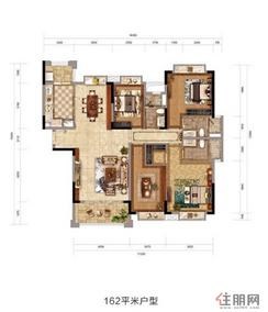 【户型1】3室3厅3卫1厨1阳台