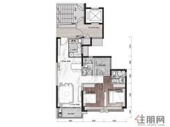 【96平户型】3室2厅2卫1厨2阳台