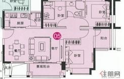 【户型图】3室2厅1卫1厨