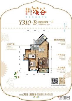 【户型图】2室2厅1卫1厨