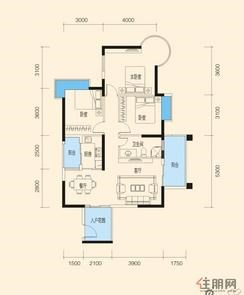 【户型图】3室2厅1卫1厨