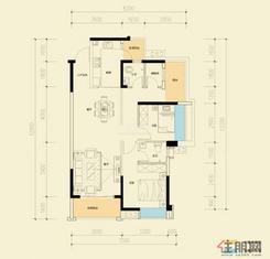 【户型图】2室2厅2卫1厨