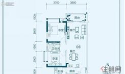 【户型图】2室2厅1卫1厨